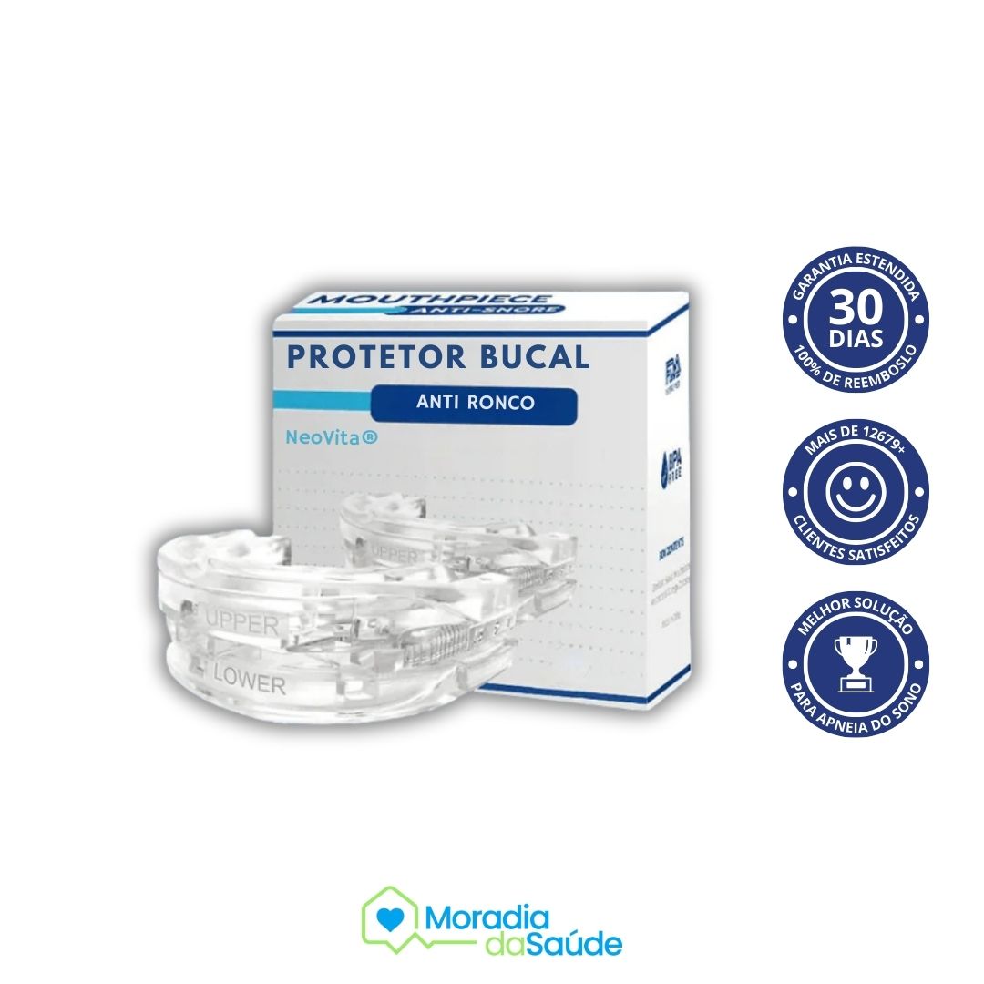 NeoVita® Protetor Bucal Ajustável Anti-Ronco